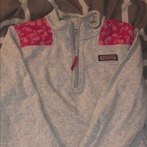 Kids vineyard vines quarter zip up